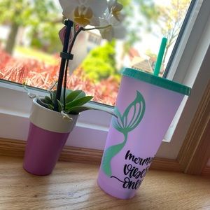 Changing color mermaid cup 🧜‍♀️